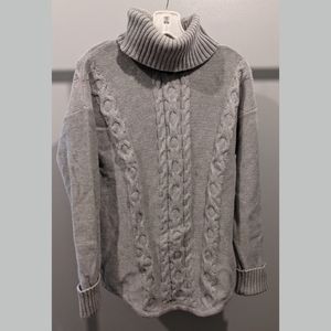 L.L. Bean, Women's Medium, Grey Sweater